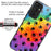 For Samsung Galaxy A55 5G Tempered Glass Phone Case with TPU Frame - Footprint - 2
