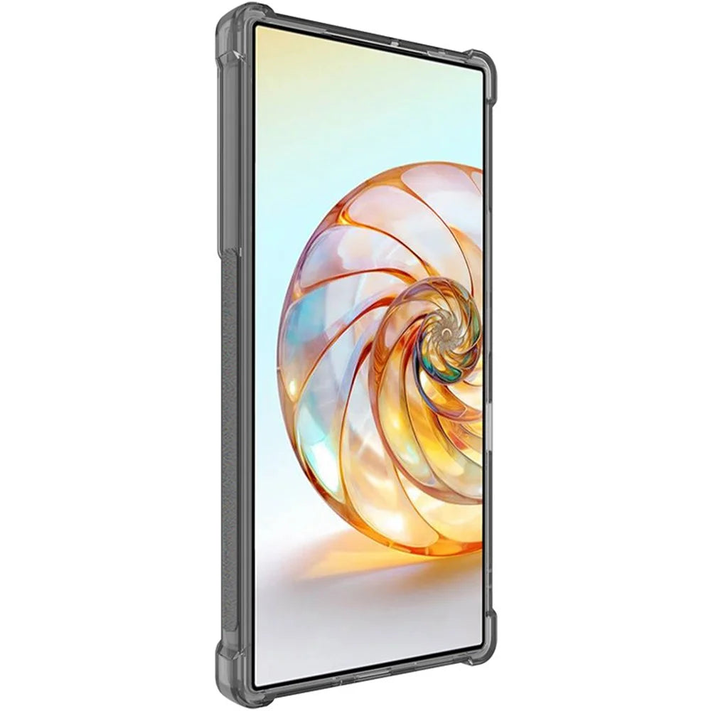 IMAK TPU Case for ZTE nubia Z60 Ultra Anti-drop Phone Cover Airbag Protection - Transparent Black - 3