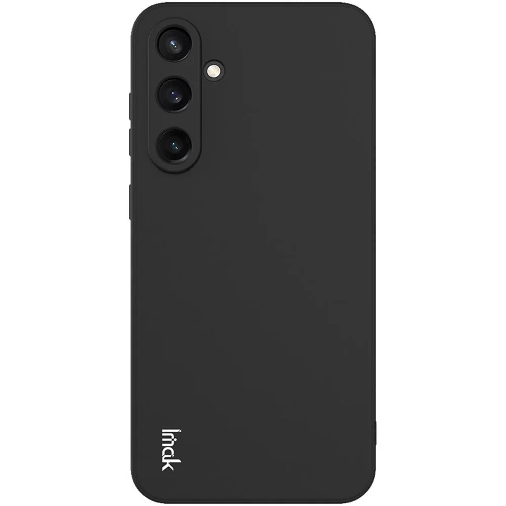 IMAK UC-4 Series for Samsung Galaxy S23 FE TPU Case Straight Edge Phone Back Cover - Black - 3