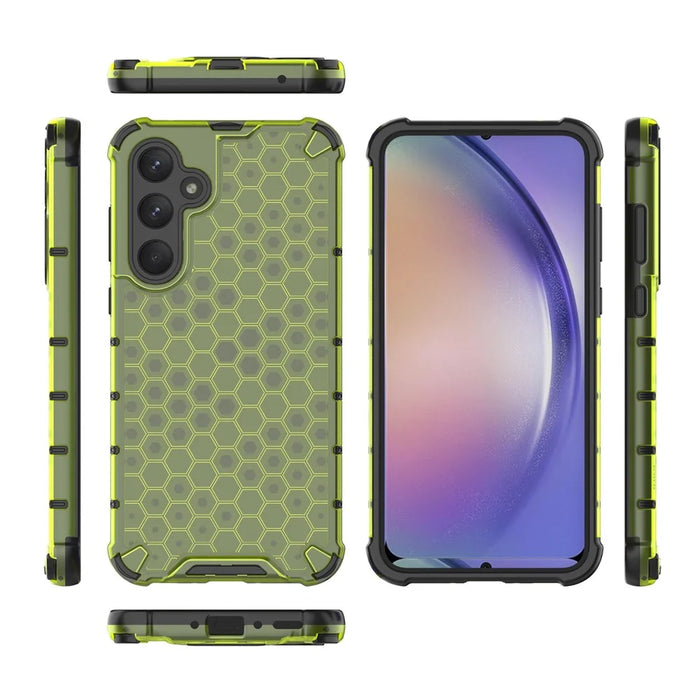 Phone Shell for Samsung Galaxy A35 5G Case Shockproof Mobile Phone Cover - Green - 5