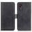 For Samsung Galaxy Xcover7 Leather Folio Wallet Case Stand Protective Flip Phone Cover - Black - 1