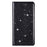 For Samsung Galaxy A55 5G Cell Phone Case Glitter PU Leather Stand Card Slots Cover - Black - 6