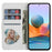 For Samsung Galaxy A35 5G Case Glitter Phone Stand Leather Drop-proof Cover with Zipper Pocket - Silver - 2