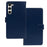 IDEWEI For Samsung Galaxy S24+ PU Leather Phone Case Wallet Crazy Horse Texture - Blue - 1