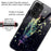 For Samsung Galaxy A15 4G / 5G Phone Case Pattern Printing Tempered Glass Cover - Feather - 2