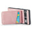 FIERRE SHANN For Google Pixel 8 Pro Cell Phone Case PU+TPU Cover with Kickstand - Pink - 3