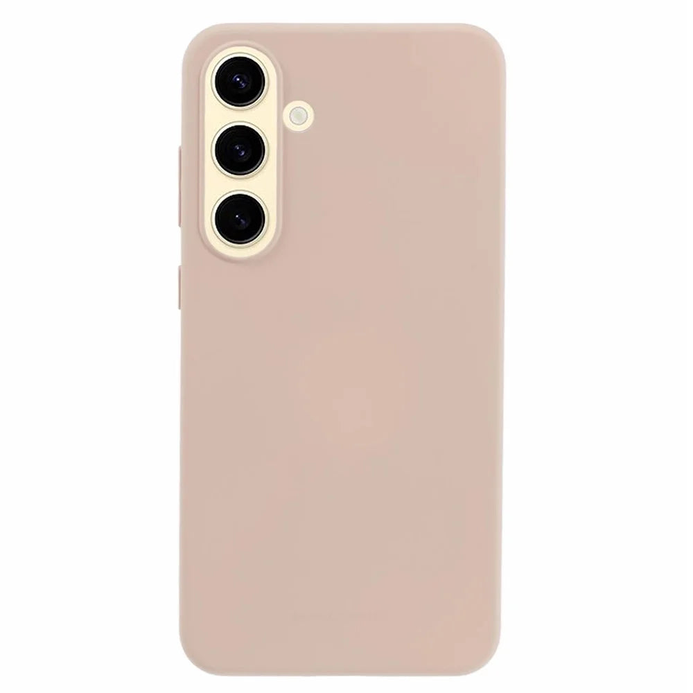 MERCURY GOOSPERY SOFT FEELING Series for Samsung Galaxy S24 TPU Cover Phone Case Matte Finish - Light Pink - 1