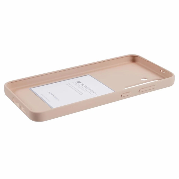 MERCURY GOOSPERY SOFT FEELING Series for Samsung Galaxy S24 TPU Cover Phone Case Matte Finish - Light Pink - 5