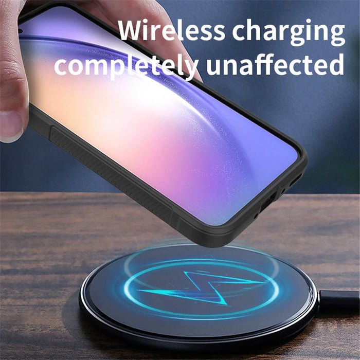 For Samsung Galaxy A35 5G Cell Phone Case Drop Protection TPU Cover - Black - 6