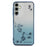 KADEM For Samsung Galaxy A35 5G TPU Case Anti-Scratch Flower Decor Gradient Phone Cover - Blue - 1