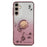 KADEM For Samsung Galaxy A55 5G Cell Phone Case Ring Kickstand Glitter Drop-proof TPU Cover - Rose Gold - 1