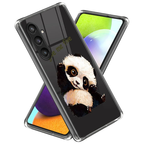 For Samsung Galaxy S24 Phone Case Slim TPU Cover Pattern Printing - Panda - 1
