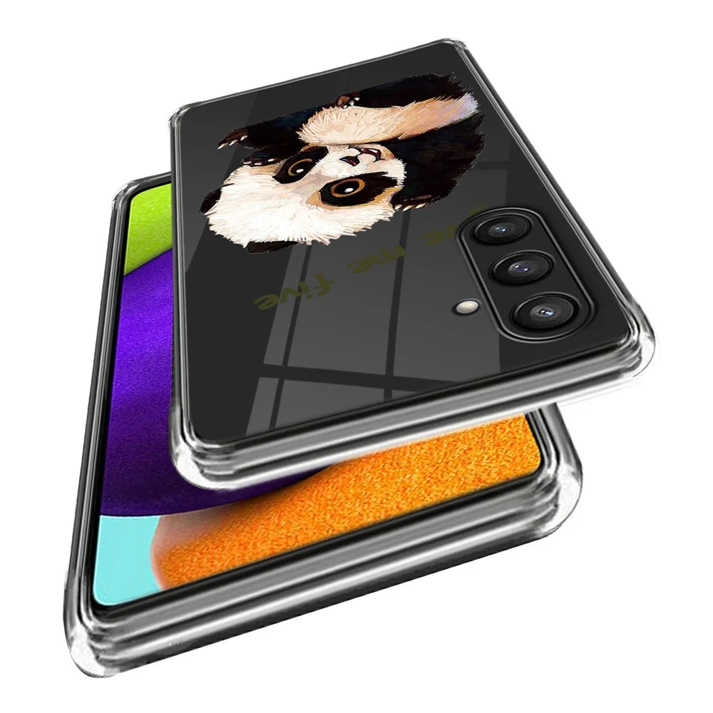 For Samsung Galaxy S24 Phone Case Slim TPU Cover Pattern Printing - Panda - 2