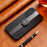 KADEM For Samsung Galaxy A55 5G Cell Phone Case Anti-drop Ring Kickstand Watch Pattern Cover - Black - 3