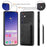 For Samsung Galaxy S24 Case Magnetic Case Leather Back Cover with Detachable Card Holder - Black - 7