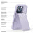 DUX DUCIS Rafi II Series for iPhone 13 Pro Phone Case Card Slots Cover RFID Blocking Protection - Purple - 5