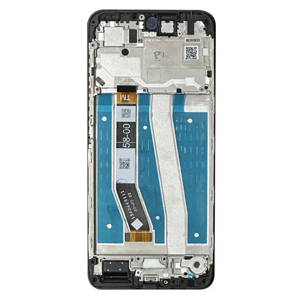 For Motorola Moto G14 4G Grade B LCD Screen and Digitizer Assembly + Frame Replacement Part (without Logo) - Blue - 3