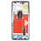 For Honor 90 Lite 5G OEM Grade S LCD Screen and Digitizer Assembly + Frame Repair Part (without Logo) - Black - 3