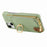Y3 for iPhone 13 Wallet Case Ring Kickstand Zipper Purse Phone Cover - Mint Green - 2