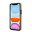 For iPhone 11 Pro Max Case Wave Pattern Wristband Kickstand PU+TPU Phone Cover - Orange - 2