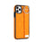 For iPhone 11 Pro Max Case Wave Pattern Wristband Kickstand PU+TPU Phone Cover - Orange - 3