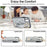 For iPhone 11 Case Wristband Kickstand Wave Pattern Anti-drop PU+TPU Phone Cover - Silver - 7