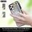For iPhone 11 Pro Wave Pattern Cell Phone Case PU+TPU Wristband Cover - Silver - 4