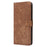 For Samsung Galaxy A35 5G Leather Wallet Case RFID Blocking Phone Cover - Brown - 6
