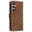 For Samsung Galaxy A35 5G Leather Wallet Case RFID Blocking Phone Cover - Brown - 7