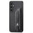 For Samsung Galaxy S23 FE Phone Case Zipper Pocket Wallet Leather Back Cover - Black - 1
