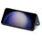 For Samsung Galaxy S23 FE Phone Case Zipper Pocket Wallet Leather Back Cover - Black - 7