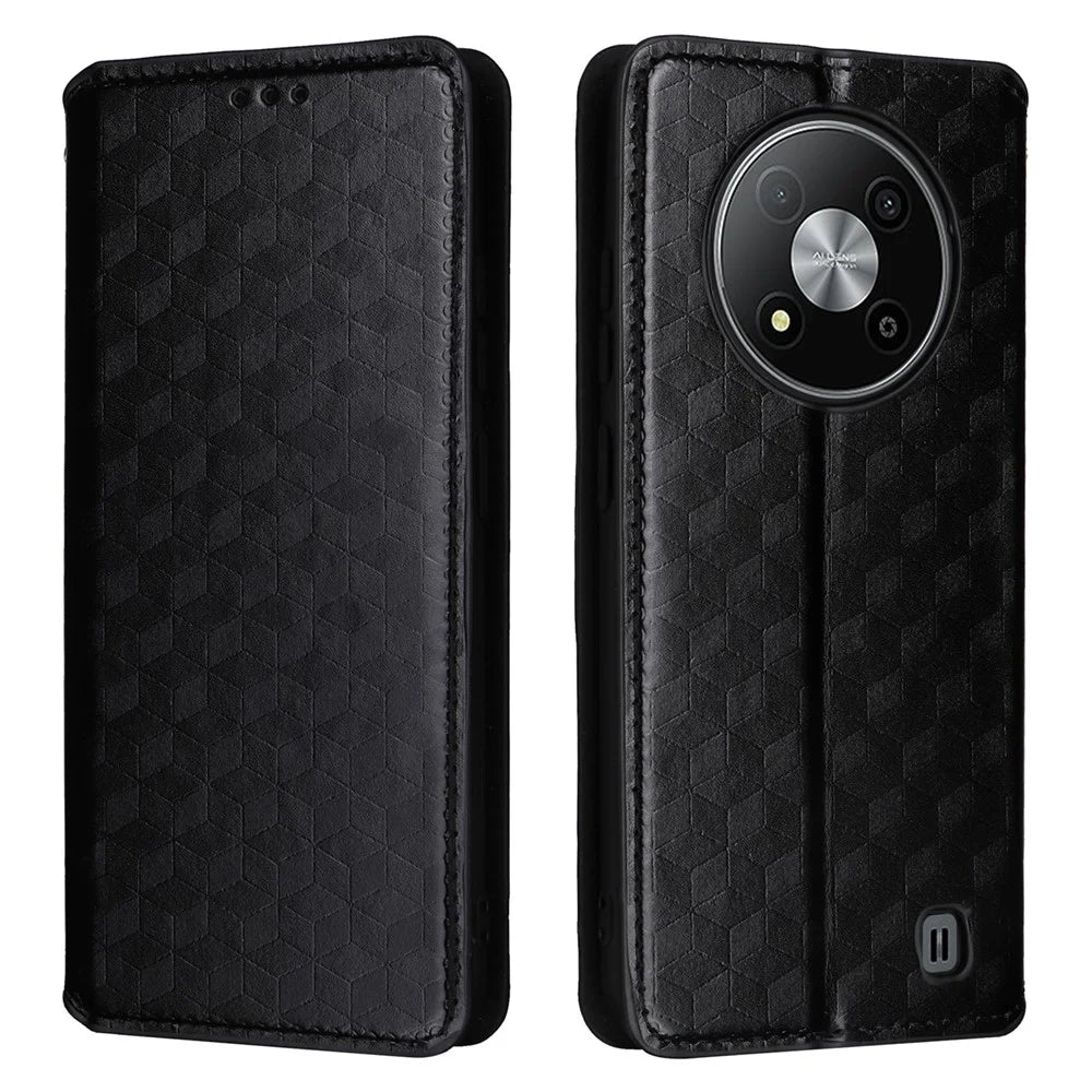 For ZTE Blade A73 Pro 5G / A73 5G / Optus X Pro 5G Wallet Case Phone Leather Cover Magnetic Closing - Black - 1