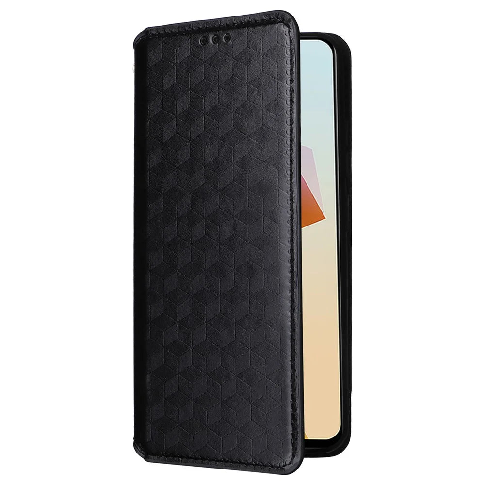 For ZTE Blade A73 Pro 5G / A73 5G / Optus X Pro 5G Wallet Case Phone Leather Cover Magnetic Closing - Black - 5