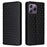 For Blackview A96 Leather Case Wallet Cover Magnetic Auto Closing - Black - 1