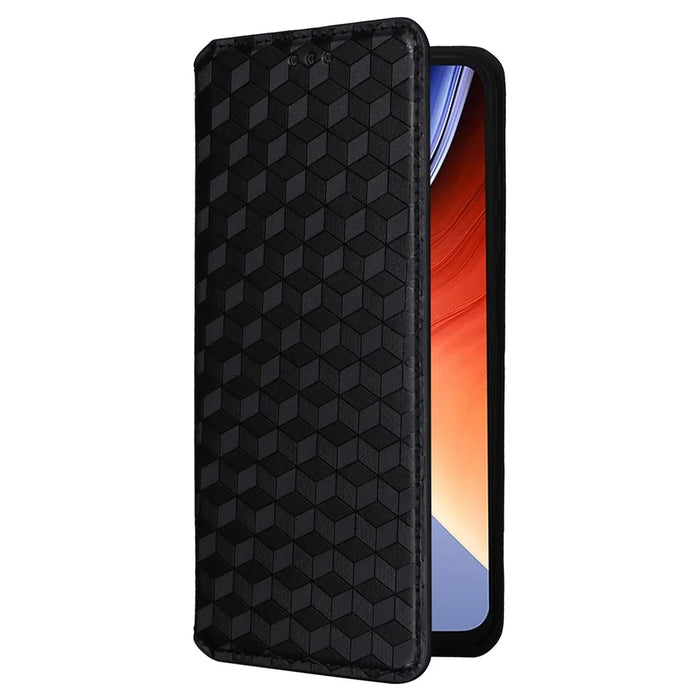 For Blackview A96 Leather Case Wallet Cover Magnetic Auto Closing - Black - 5