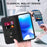For iPhone 15 Plus Case Magnetic PU Leather+TPU Phone Protector with Foldable Stand - Black - 5