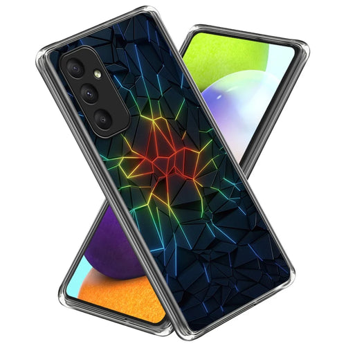 For Samsung Galaxy A35 5G TPU Case Pattern Printed Slim Phone Cover - Geometry - 1