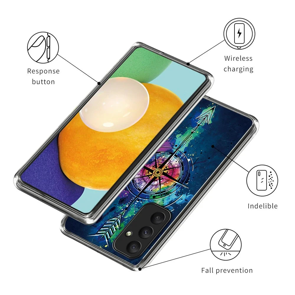 For Samsung Galaxy A55 5G TPU Phone Case Pattern Slim Design - Arrow - 3