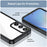 For Samsung Galaxy A35 5G Case TPU+Acrylic Hybrid Phone Cover - Black - 6