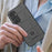 For Samsung Galaxy A55 5G Case Anti-Scratch Square Grid TPU Shell Phone Cover - Black - 7