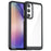 For Samsung Galaxy A55 5G Clear Back Phone Case Shockproof, Drop Proof - Black - 1