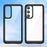 For Samsung Galaxy A55 5G Clear Back Phone Case Shockproof, Drop Proof - Black - 2