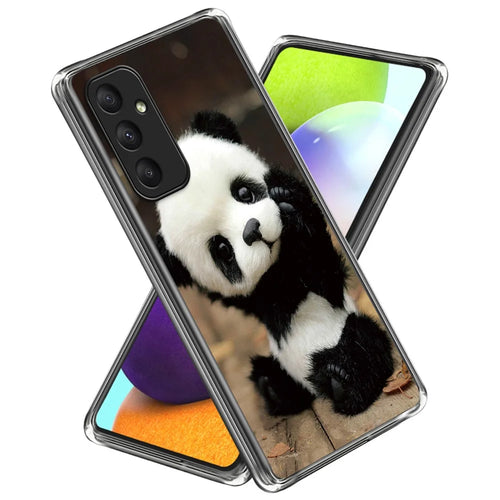 For Samsung Galaxy A55 5G Phone Case Pattern Printing TPU Back Cover - Panda - 1