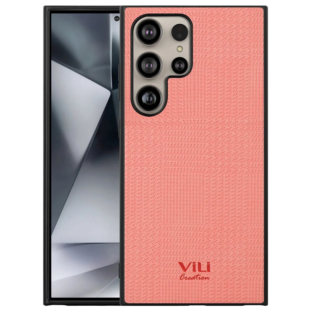 VILI TH Series for Samsung Galaxy S24 Ultra Shockproof Cover Protective Phone Case - Pink - 2