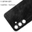 For Samsung Galaxy S24+ Cell Phone Case Cowhide Texture Shock Absorbing Cover - Black - 4