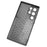 For Samsung Galaxy S24 Ultra Case PU Leather Coated PC+TPU Stitching Line Smart Phone Cover - Orange - 5