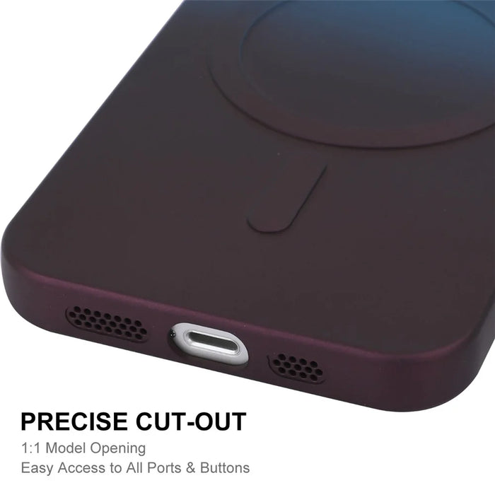 ENAKY HAT PRINCE For iPhone 14 Magnetic Case Compatible with MagSafe Lens Protector - Dark Blue - 6