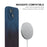 ENAKY HAT PRINCE For iPhone 13 Magnetic Phone Case Tempered Glass Lens Protector - Dark Blue - 2