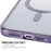 ENAKY HAT PRINCE For iPhone 13 Pro Max Magnetic Case Tempered Glass Lens Protector TPU Cover - Purple - 6