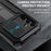 R-JUST For Samsung Galaxy S24+ Cell Phone Case PC+Silicone+Metal Kickstand Cover - Black - 4